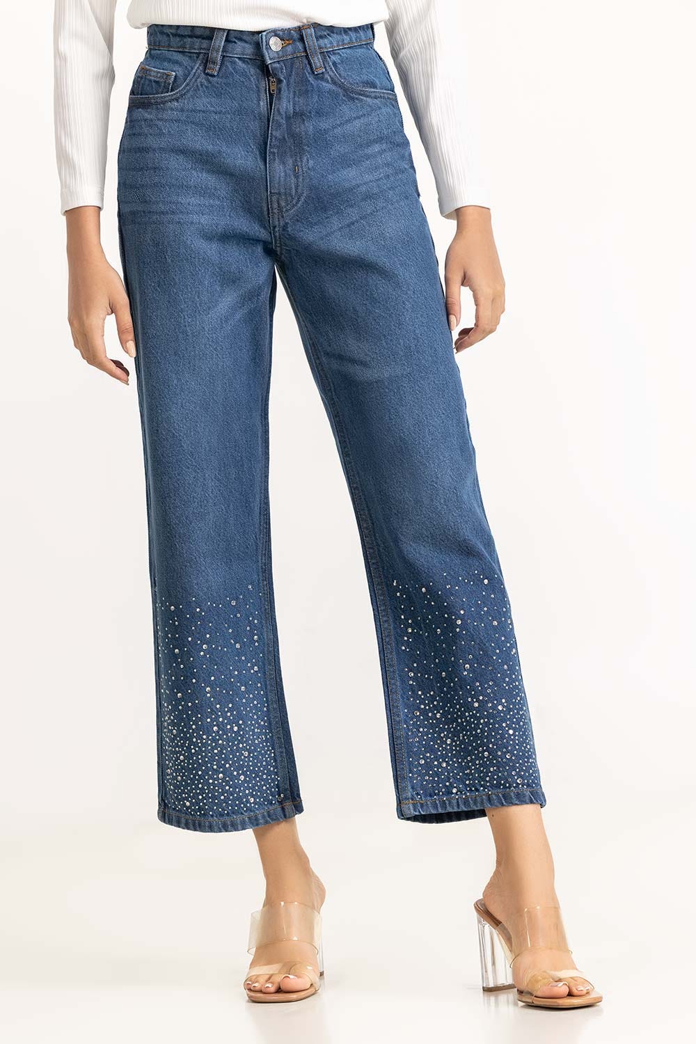 Medium Blue Denim Jeans 231-221-003 D