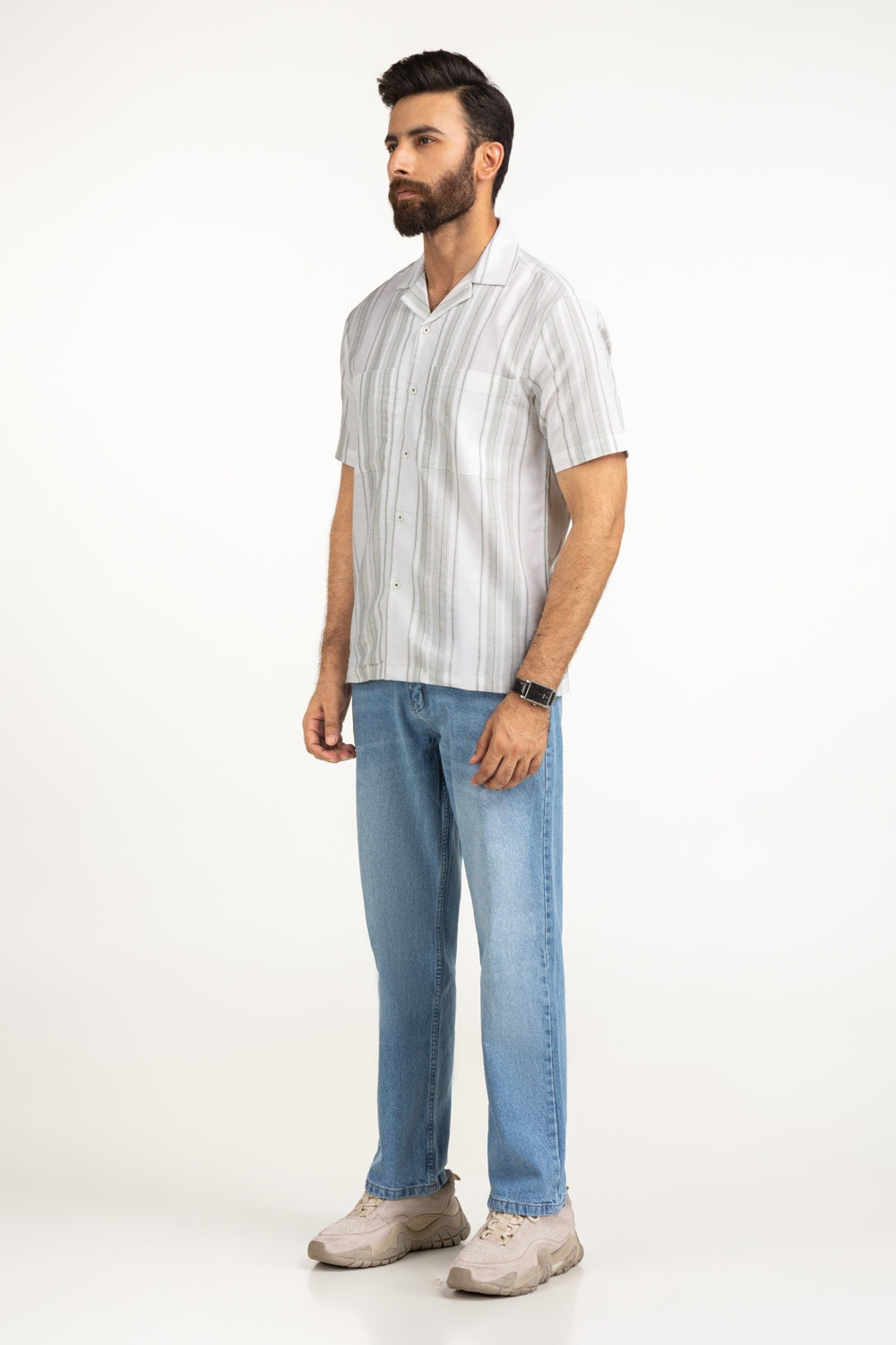 Regular Fit Casual Shirts MN-CS-SS25-173