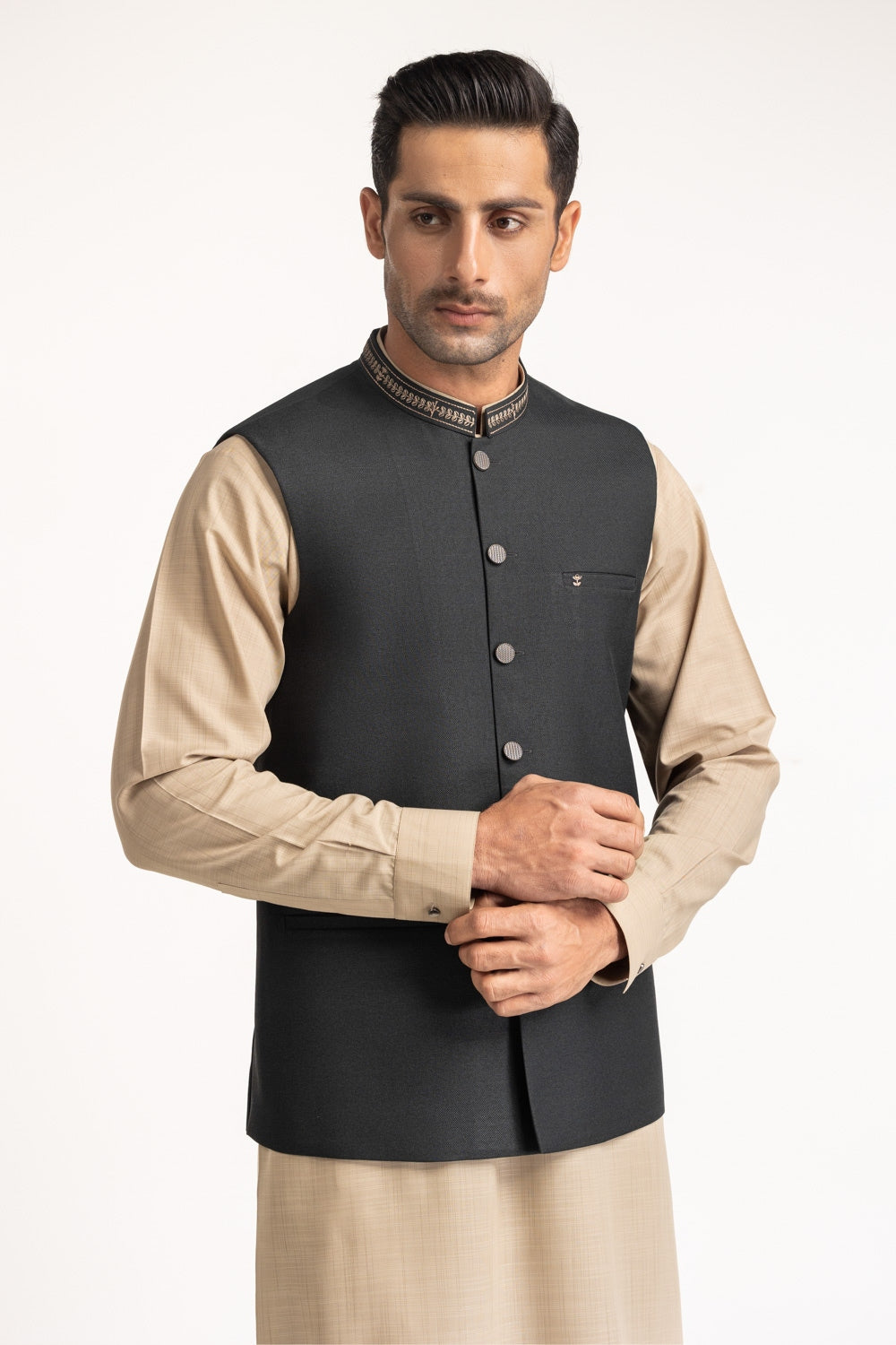Embroidered Waist Coat WC-PD24-063