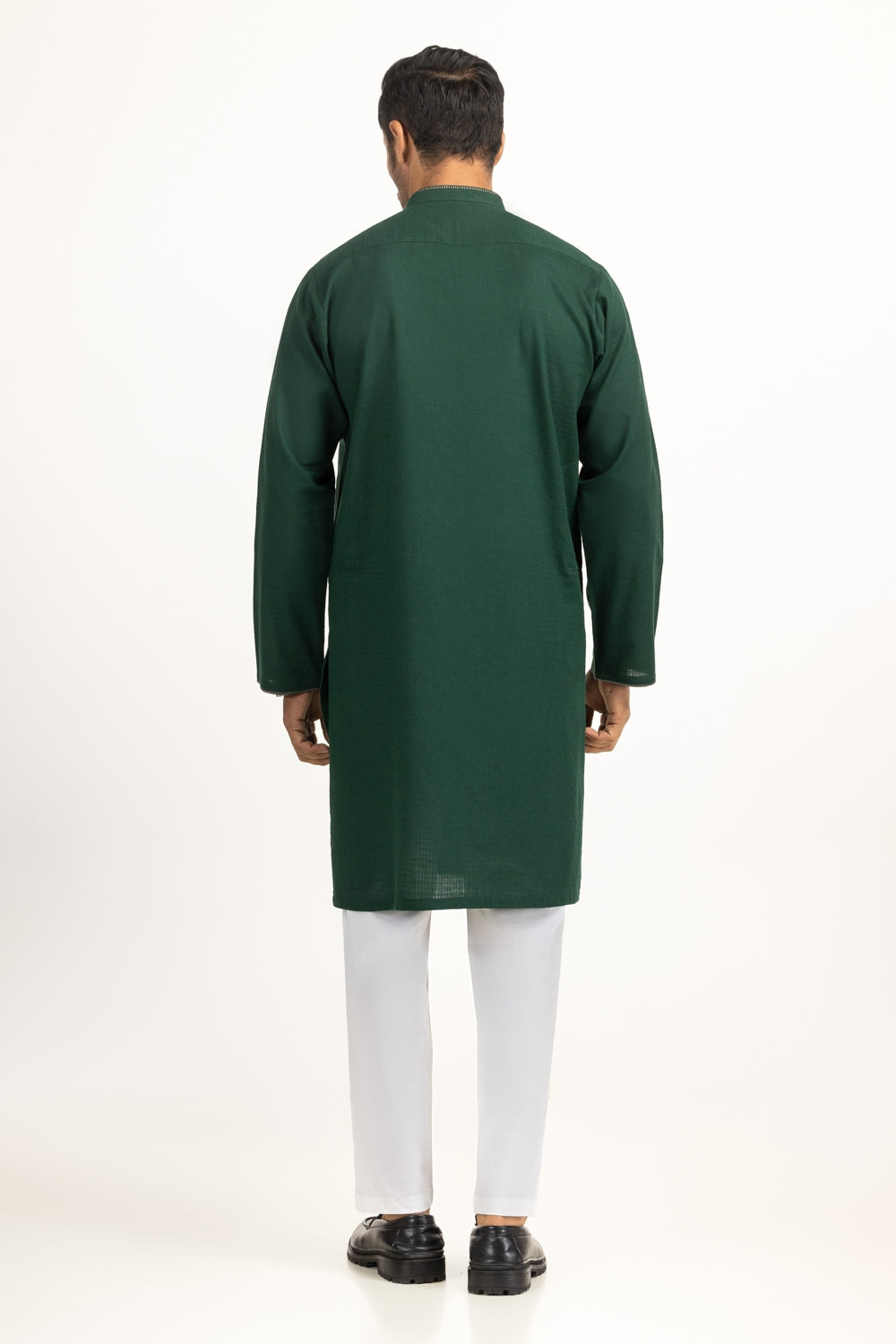 Regular Fit Embroidered Kurta KR-EMB25-025