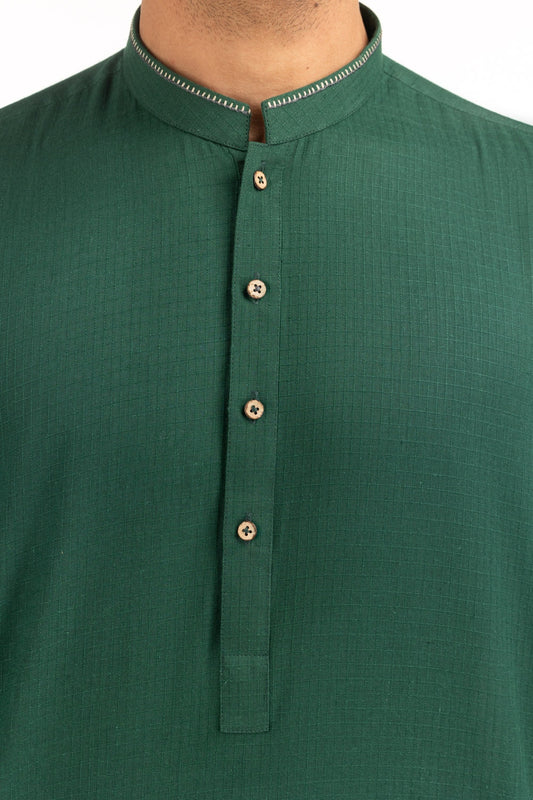 Regular Fit Embroidered Kurta KR-EMB25-025