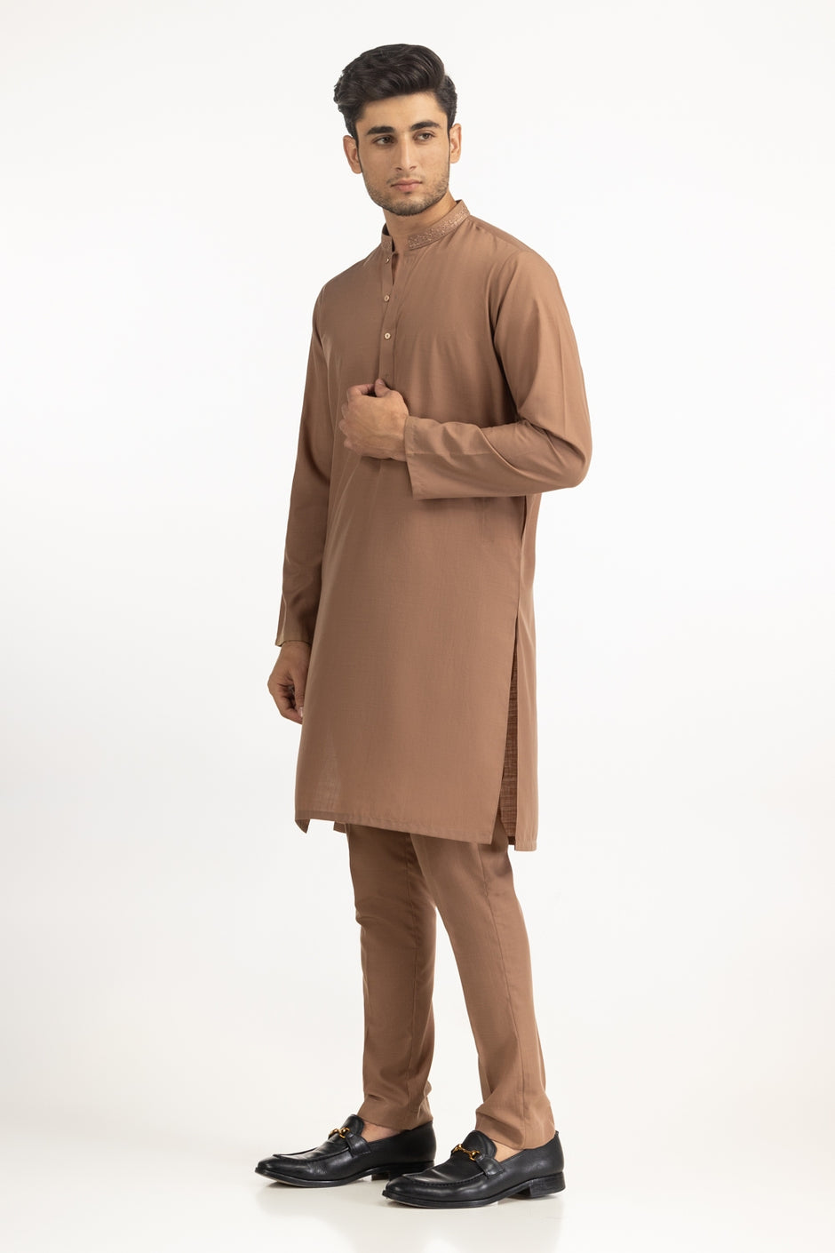 Regular Fit Embroidered Suits