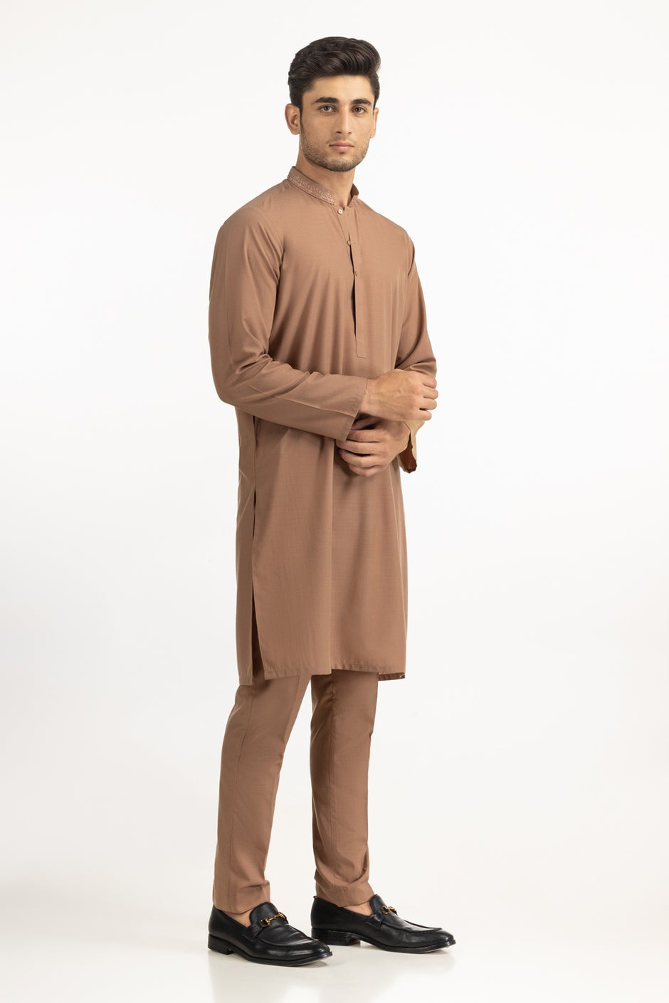 Regular Fit Embroidered Suits