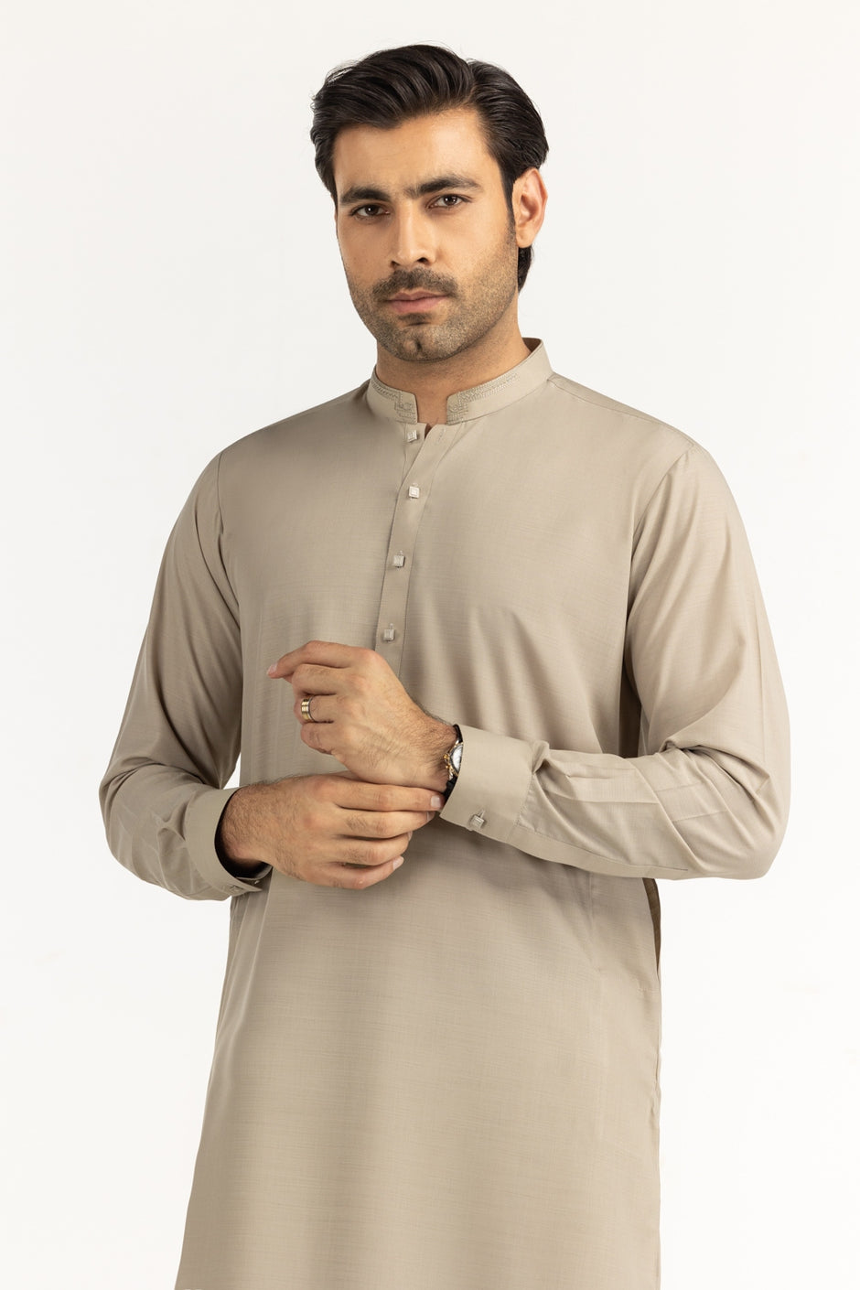 Regular Fit Embroidered Suits