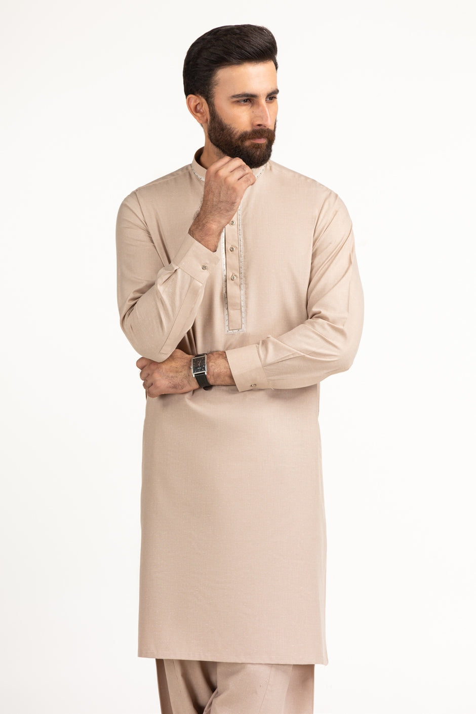Regular Fit Embroidered Suits