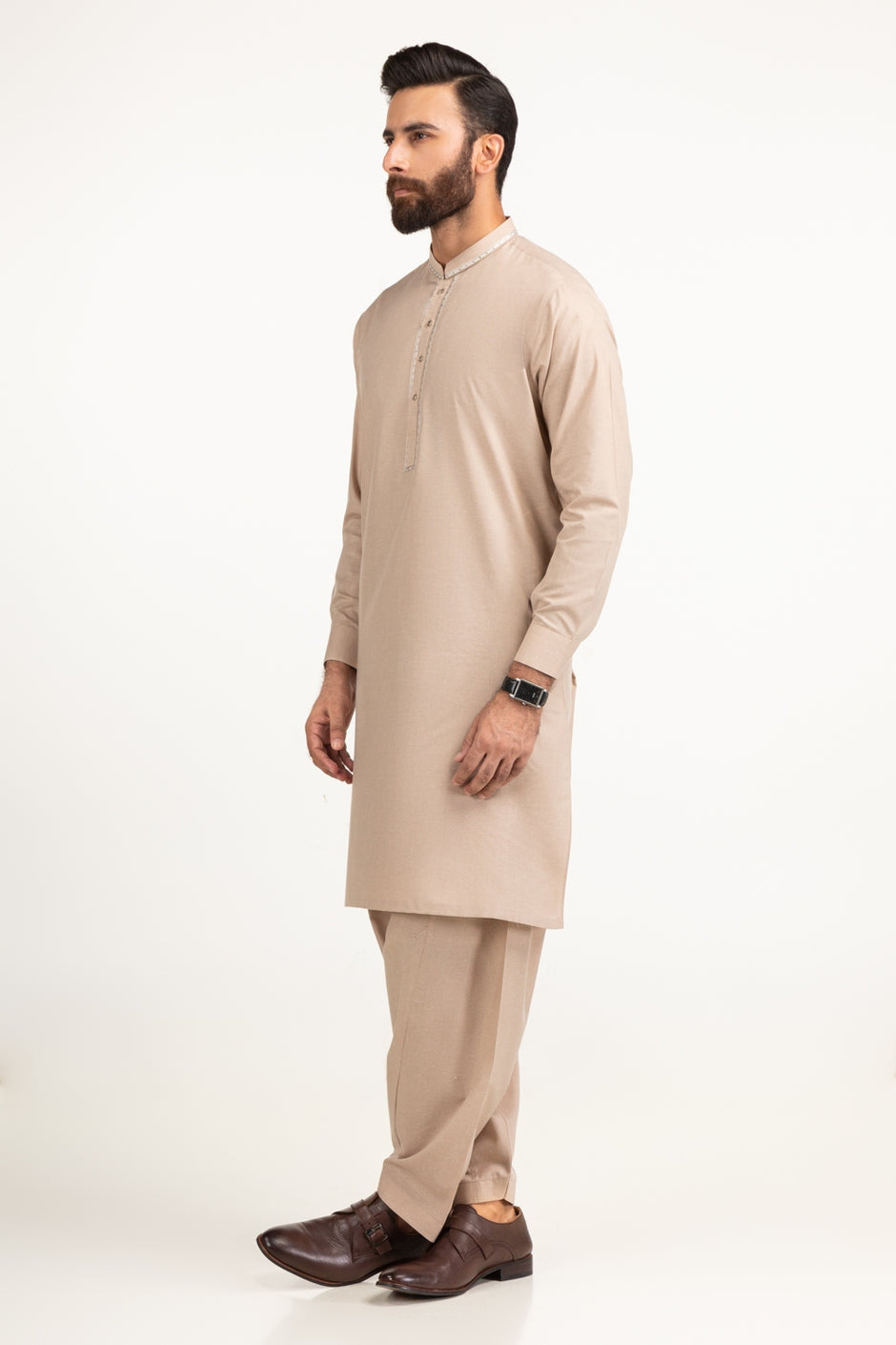 Regular Fit Embroidered Suits