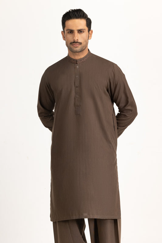 Regular Fit Embroidered Suits SK-EMB25-009