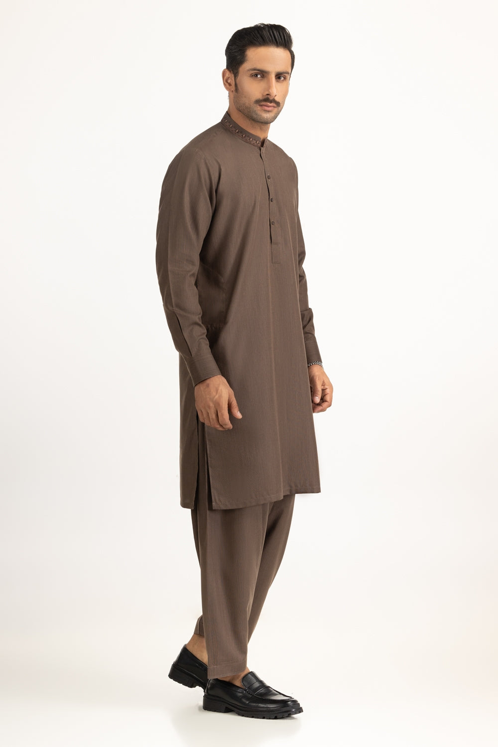 Regular Fit Embroidered Suits SK-EMB25-009