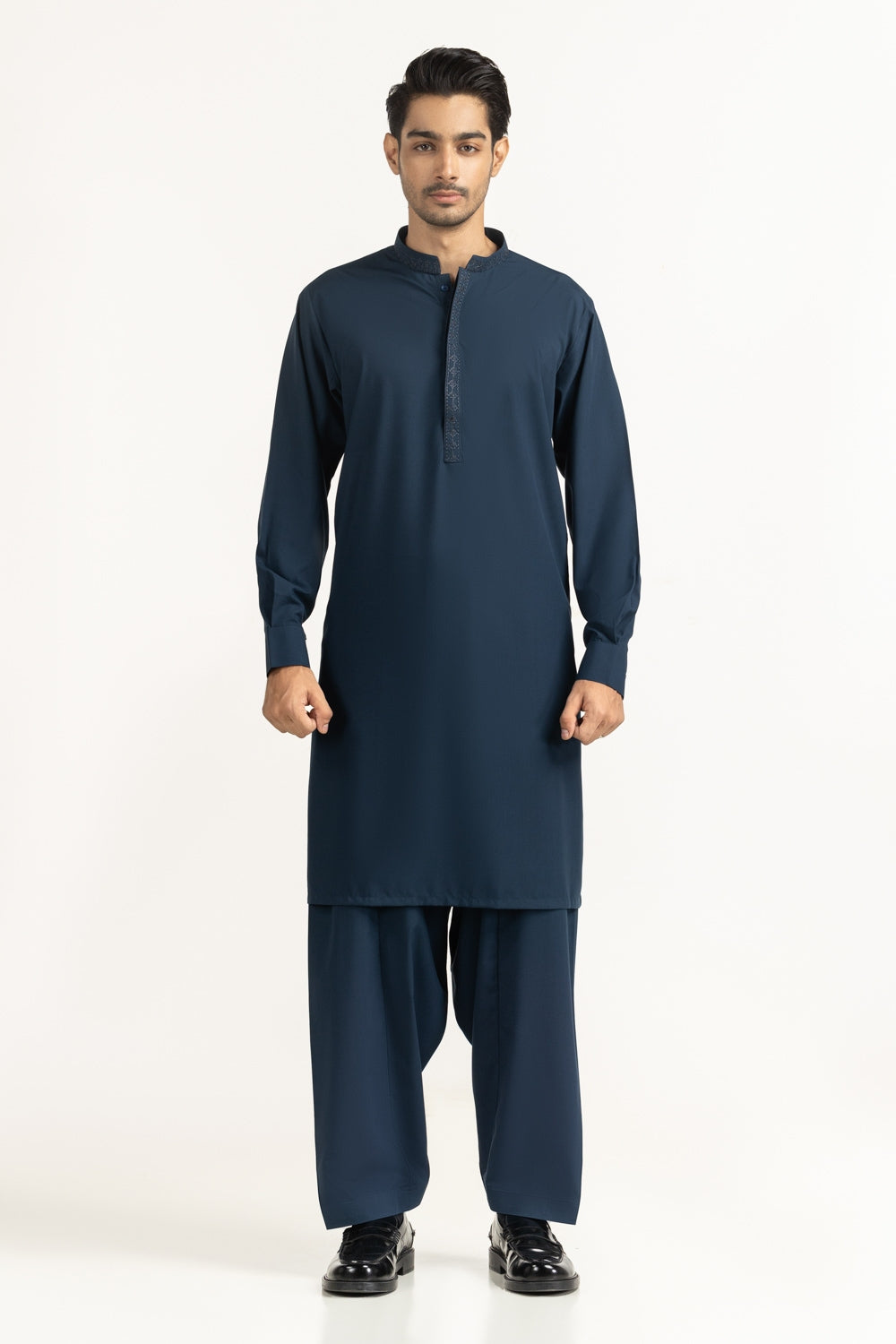 Regular Fit Embroidered Suits SK-EMB25-019