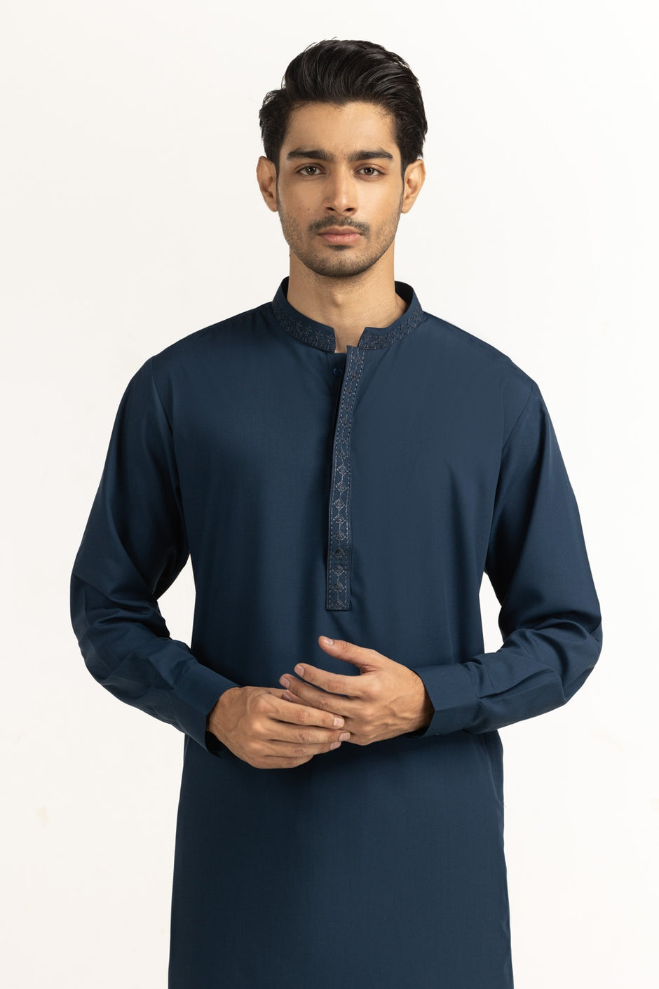 Regular Fit Embroidered Suits