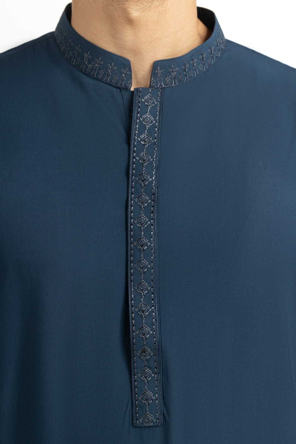 Regular Fit Embroidered Suits