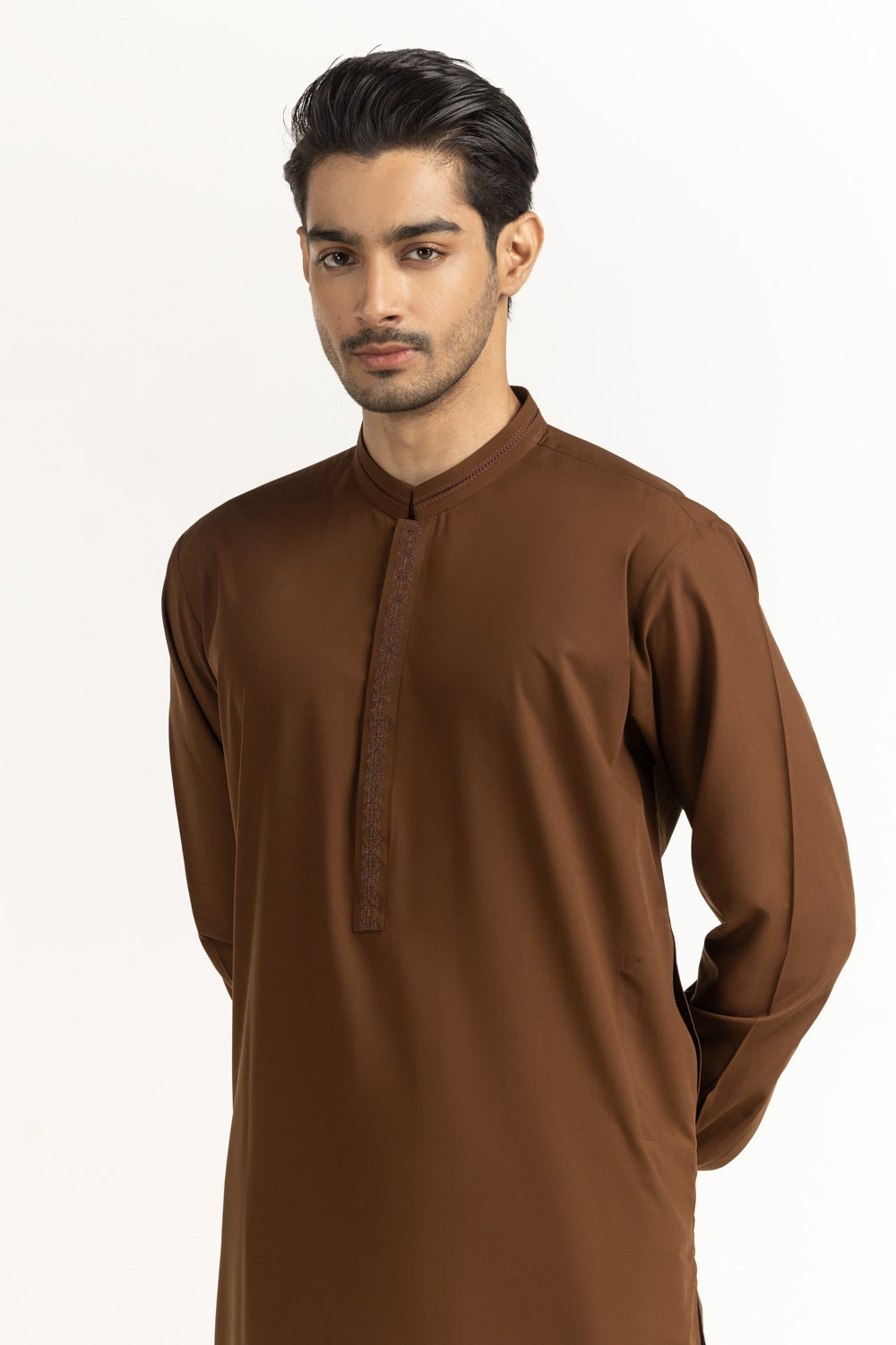 Regular Fit Embroidered Suits
