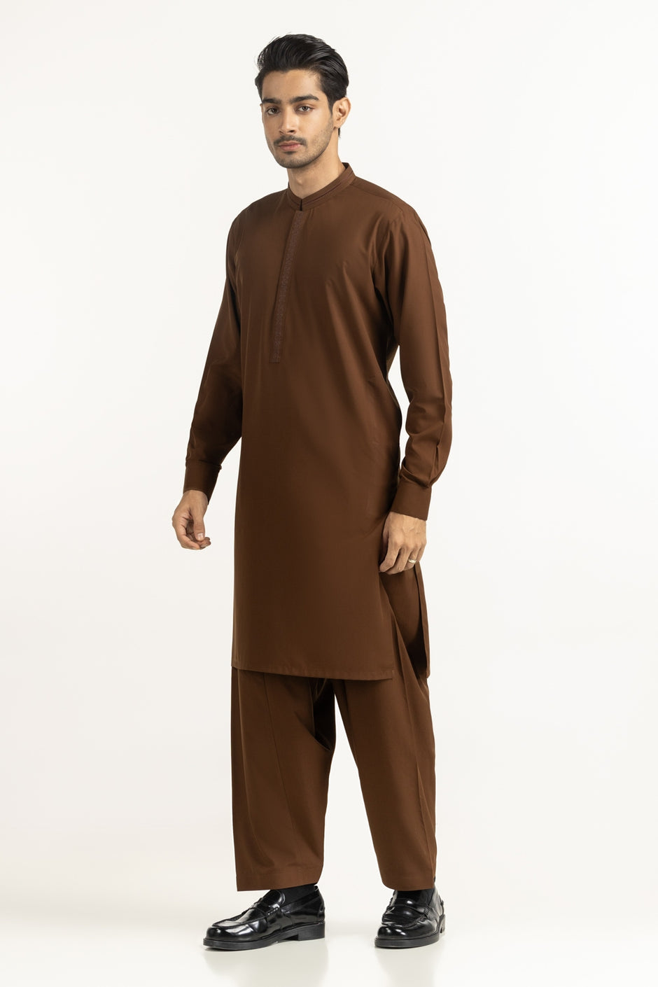 Regular Fit Embroidered Suits