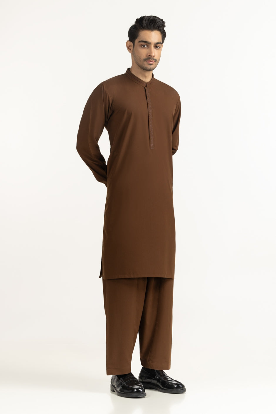 Regular Fit Embroidered Suits