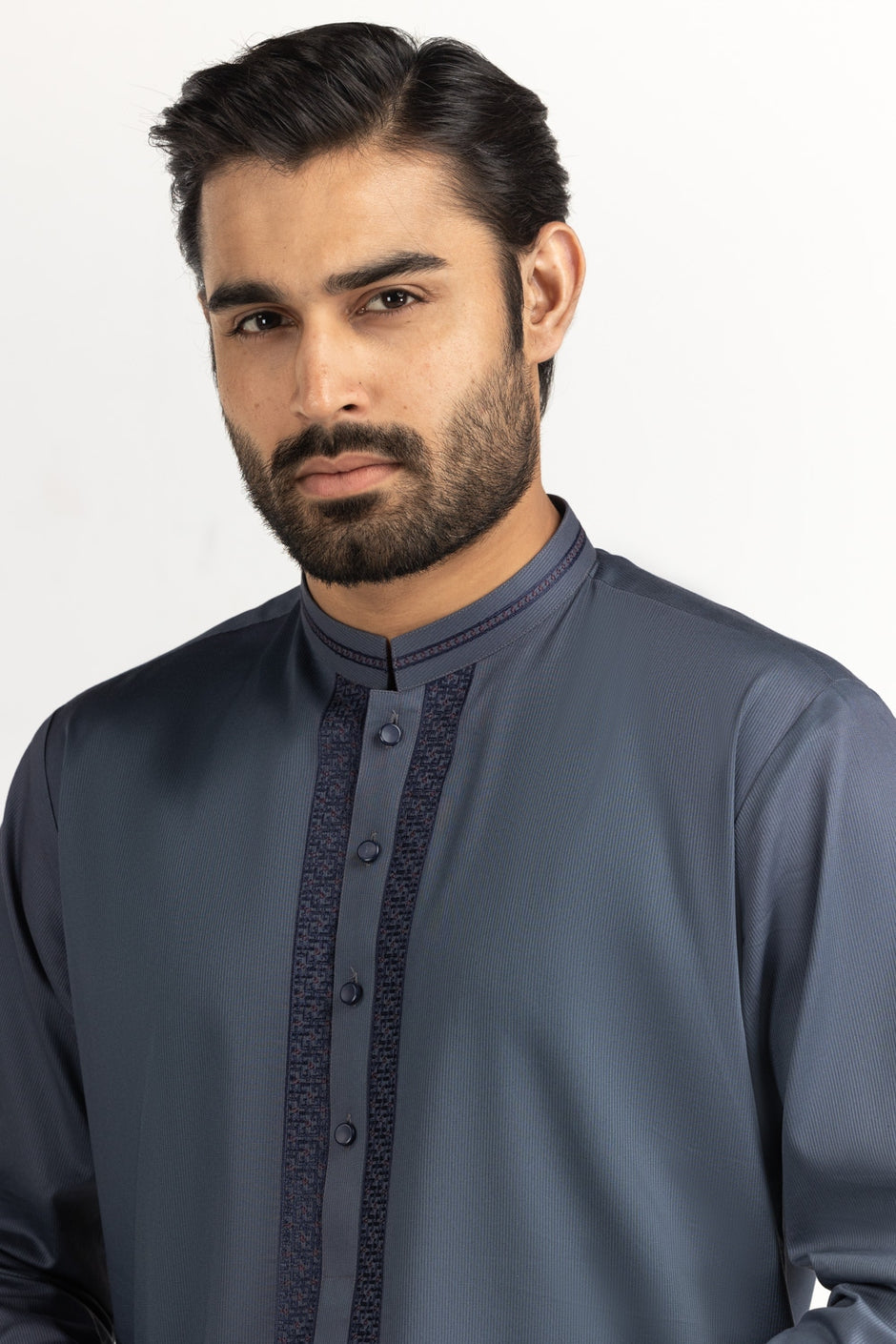 Regular Fit Embroidered Suits
