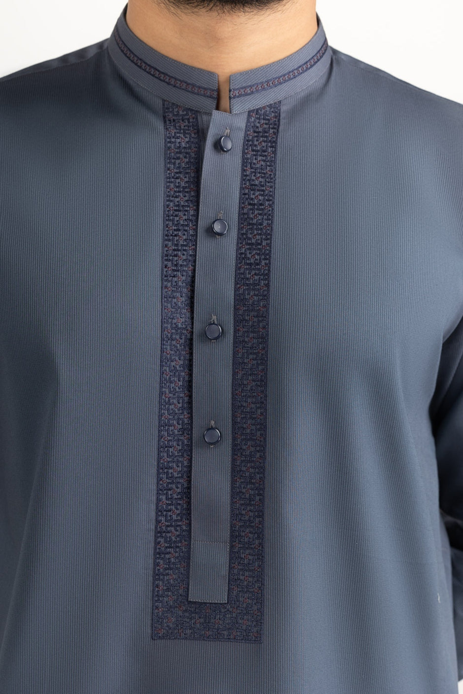 Regular Fit Embroidered Suits