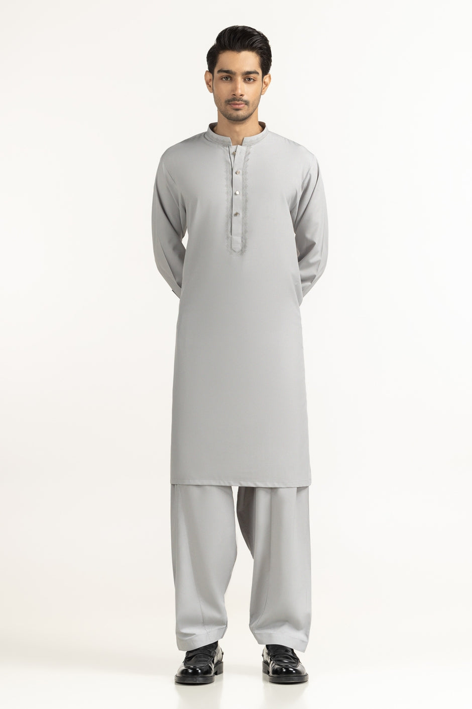 Regular Fit Embroidered Suits