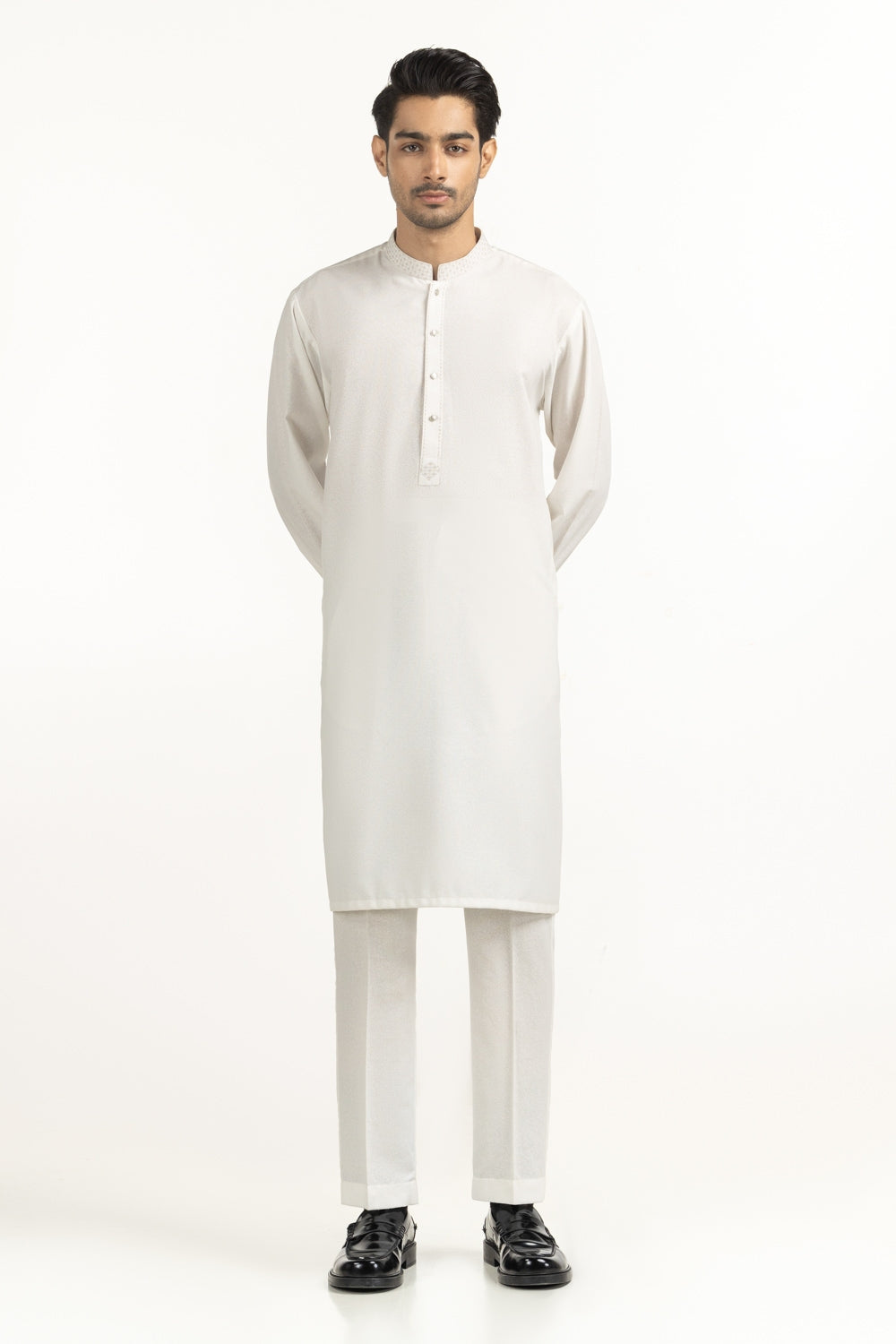 Regular Fit Embroidered Suits SK-EMB25-011