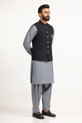 Regular Fit Embroidered Waist Coat WC-PD24-060