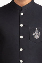 Regular Fit Embroidered Waist Coat WC-PD24-060