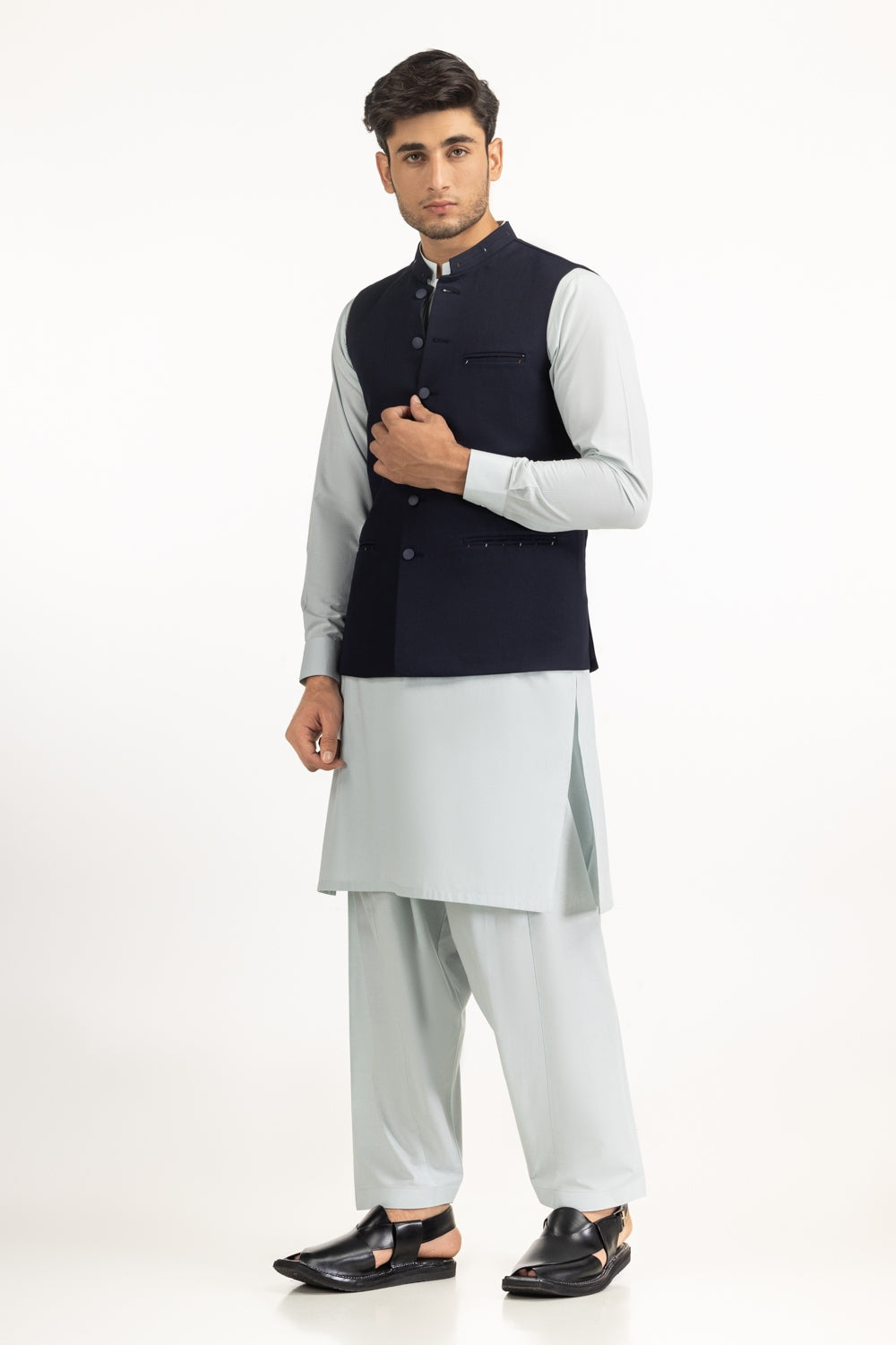 Regular Fit Styling Waist Coat WC-STY25-010