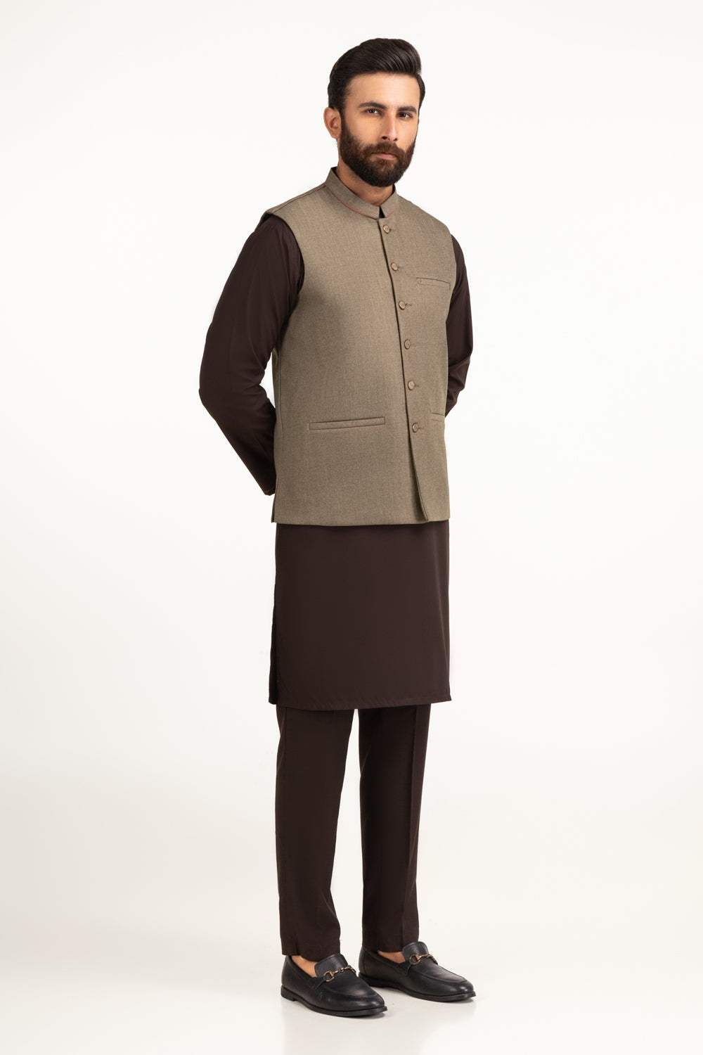 Regular Fit Styling Waist Coat WC-PD24-052