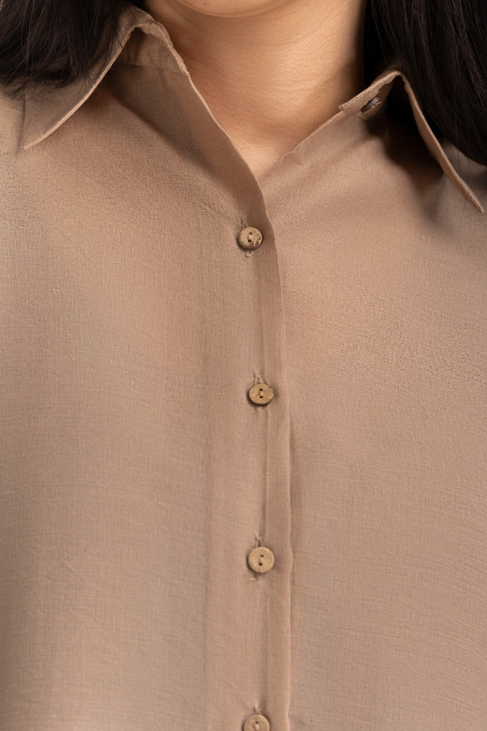 Mid Length Button Down Shirt WM-CS-SS24-054