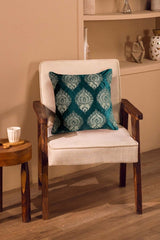 Mirage Sea Velvet Embroidered Cushion Cover