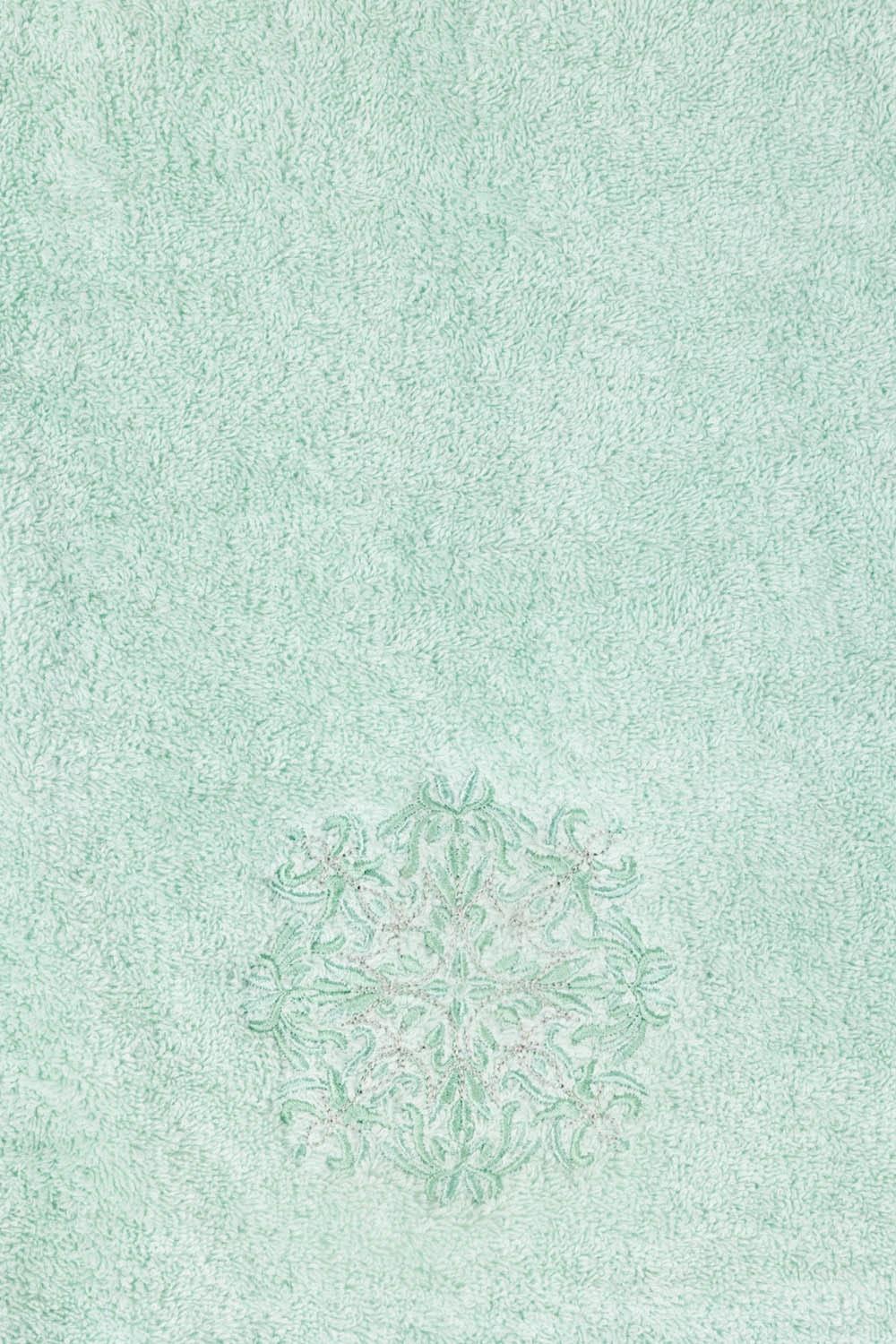 Mist Combed Embroidered towel