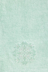 Mist Combed Embroidered towel