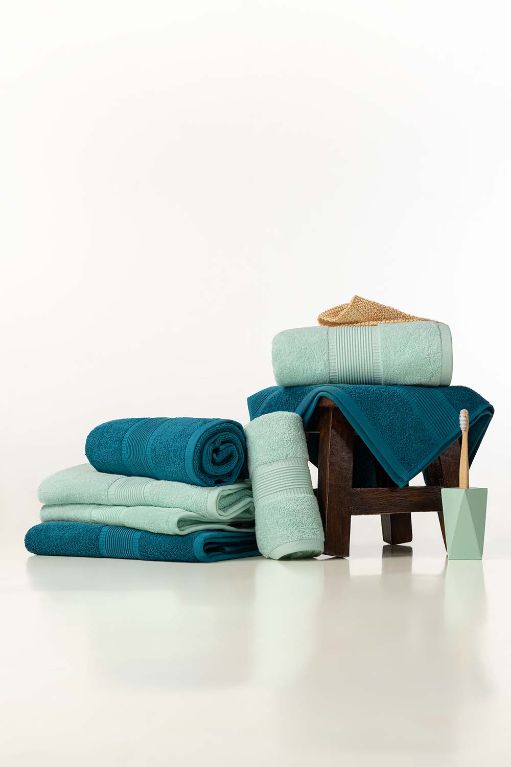 Mist Combed Towel Plain