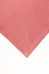 Misty Rose Matelasse Blanket