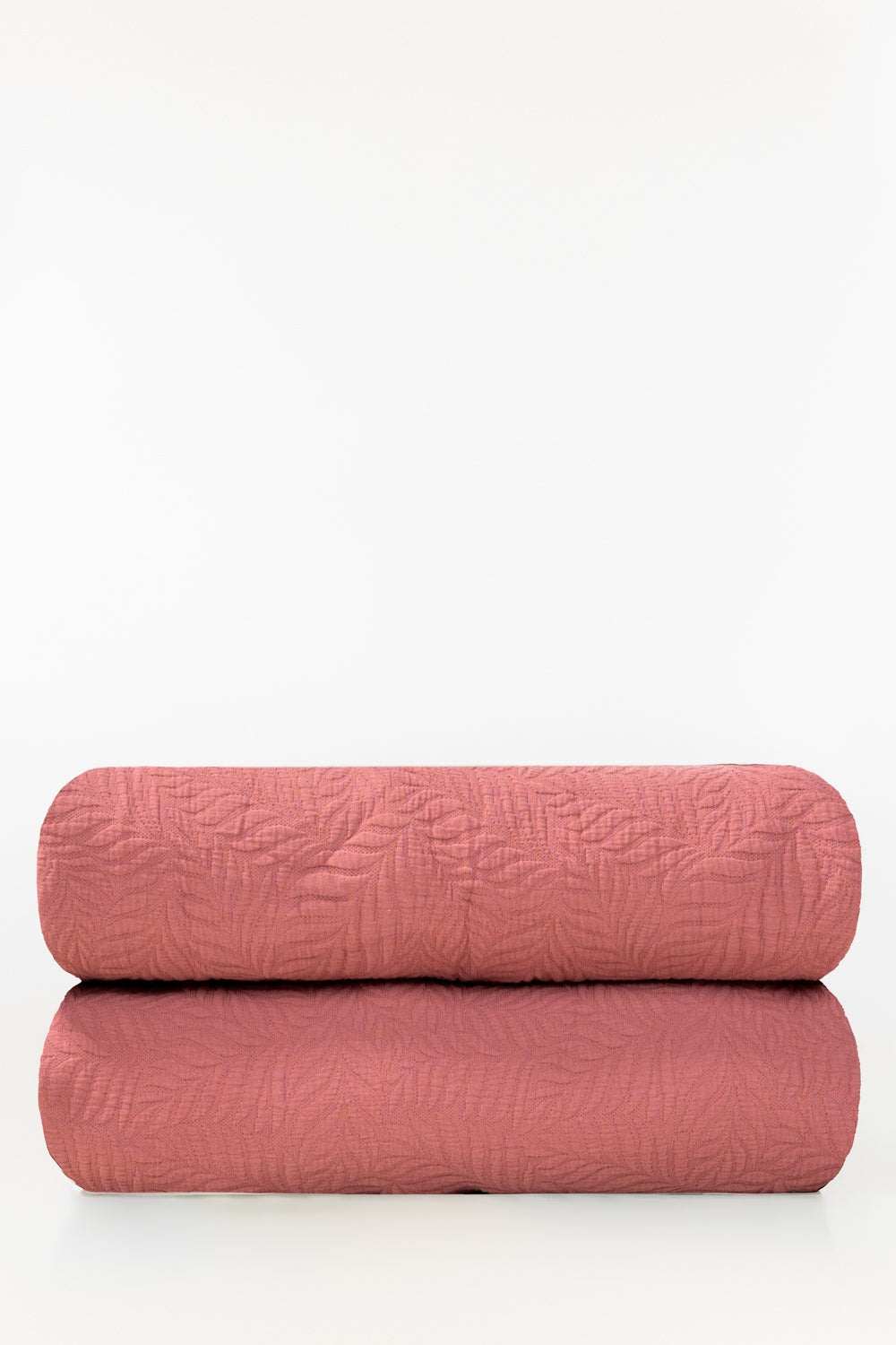 Misty Rose Matelasse Blanket