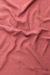 Misty Rose Matelasse Blanket