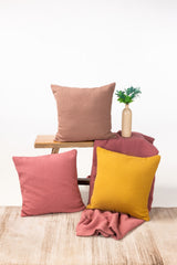 Misty Rose Matelasse Cushion
