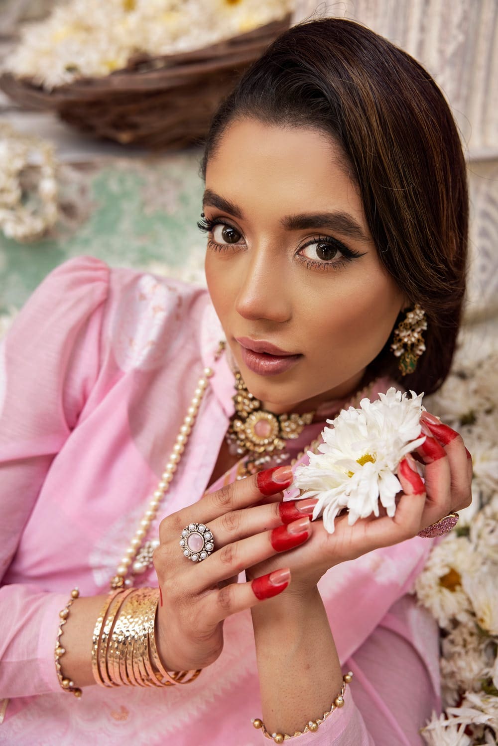 3 Piece Jacquard Unstitched Suit with Dupatta and Inner