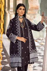 3 Piece Jacquard Embroidered Unstitched Suit with Dupatta and Inner MJ-42002