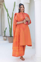 3 Piece Chambray Jacquard Unstitched Suit MJ-42010