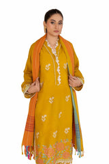 3 Piece Unstitched Embroidered Printed Cambric Suit with Yarn Dyed Dupatta MJ-42020