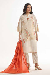 3 Piece Unstitched Lawn Jacquard Suit MJ-42041