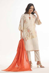 3 Piece Unstitched Lawn Jacquard Suit MJ-42041