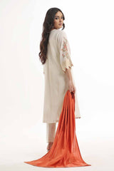 3 Piece Unstitched Lawn Jacquard Suit MJ-42041