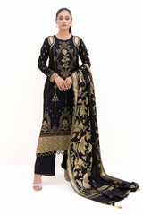 3 Piece Unstitched Jacquard Suit MJ-42062