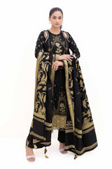 3 Piece Unstitched Jacquard Suit MJ-42062