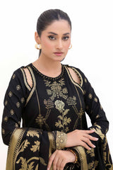 3 Piece Unstitched Jacquard Suit MJ-42062