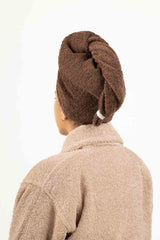 Mocha Terry Turban