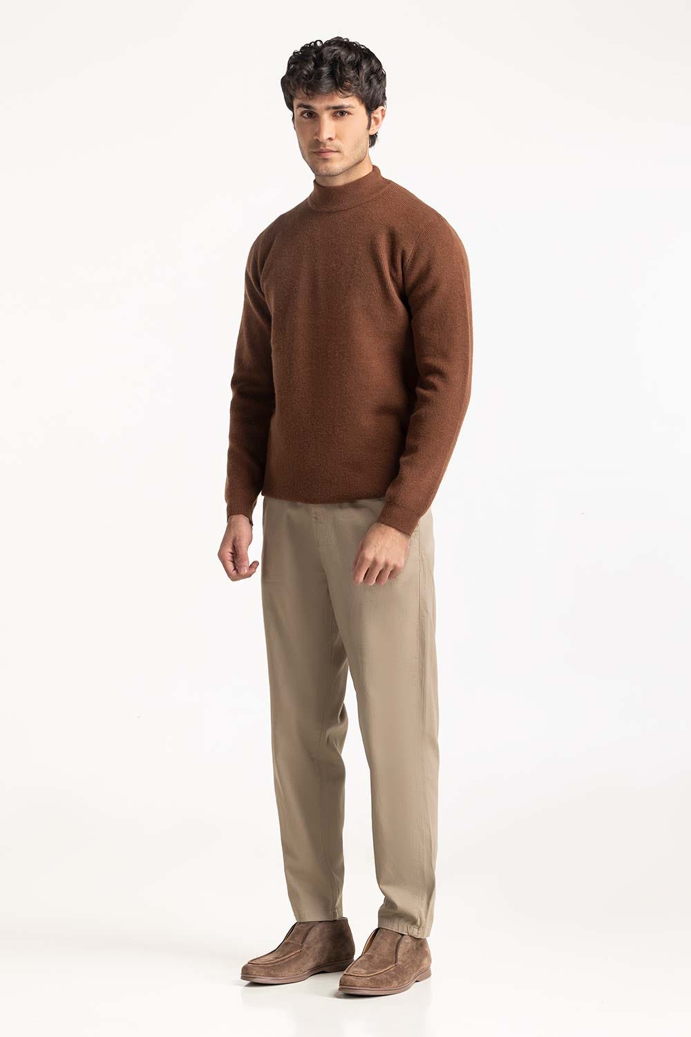 Mock Neck Sweater MN-SWT-WS24-080 B