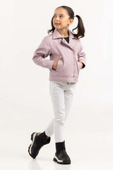 Junior Girl Motorbike Pink Jacket 224-410-034