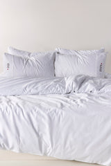 Mr and Mrs Dyed Embroidered 2Pcs Pillow Covers