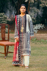 3 Piece Unstitched Printed Lawn Suit CL-52079 A